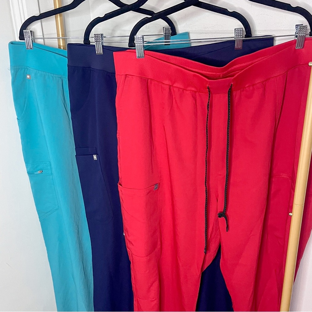 New FIGS & Fabletics Medical Scrubs Unisex Pants Bundle Size 3x/4x - Picture 2 of 8